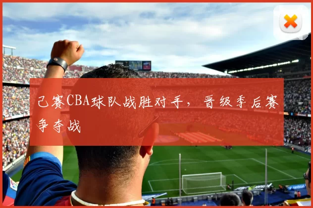 己赛CBA球队战胜对手,晋级季后赛争夺战