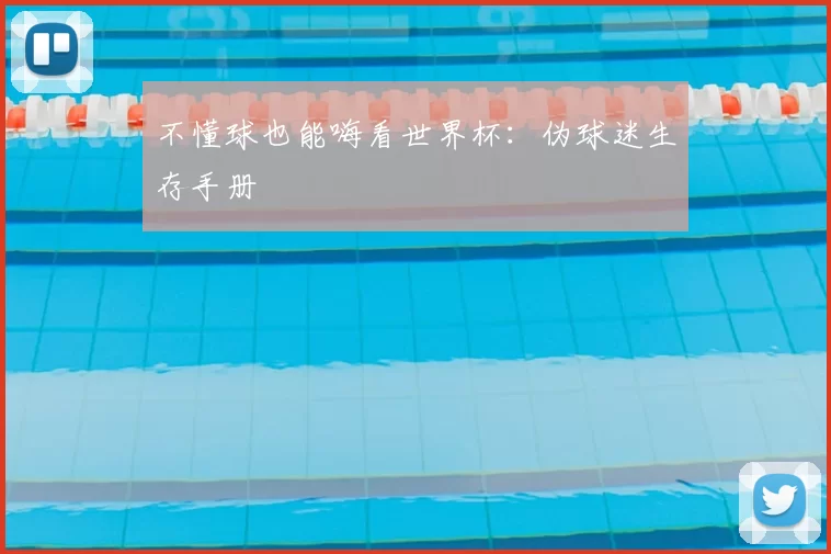 不懂球也能嗨看世界杯：伪球迷生存手册