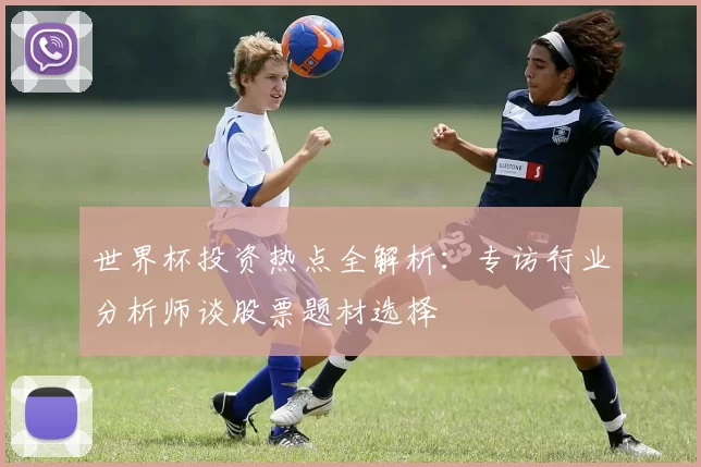 世界杯投资热点全解析:专访行业分析师谈股票题材选择