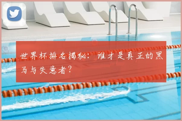 世界杯排名揭秘:谁才是真正的黑马与失意者?
